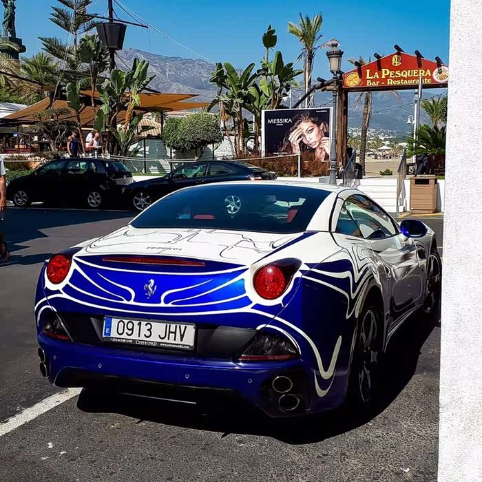 【图】法拉利这涂装太杀马特了吧_法拉利论坛_汽车之家论坛