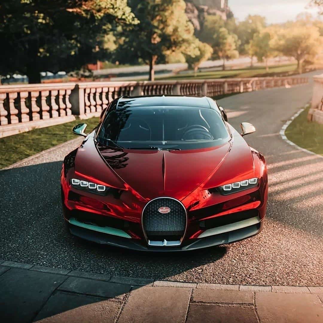 布加迪镜子红真的很骚气