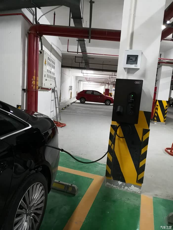 【图】充电桩安装好了!_奥迪a6l新能源论坛_汽车之家论坛