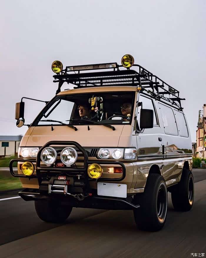 三菱得利卡改装真有气势