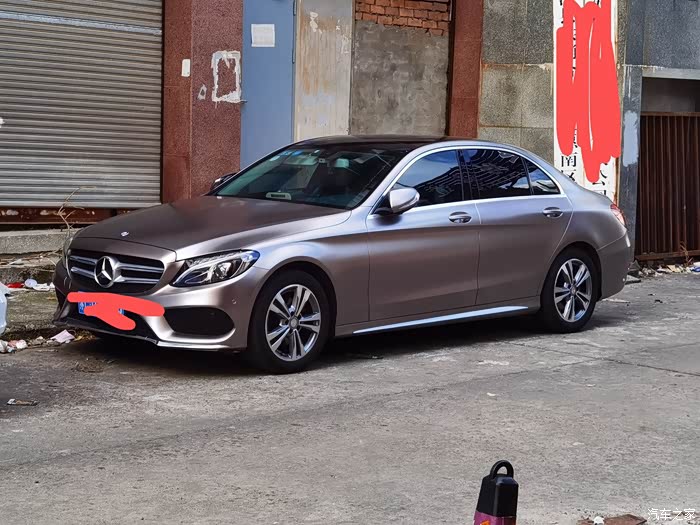 【图】开了3年半的小c,今日换新,战斗电光灰_奔驰c级论坛_汽车之家