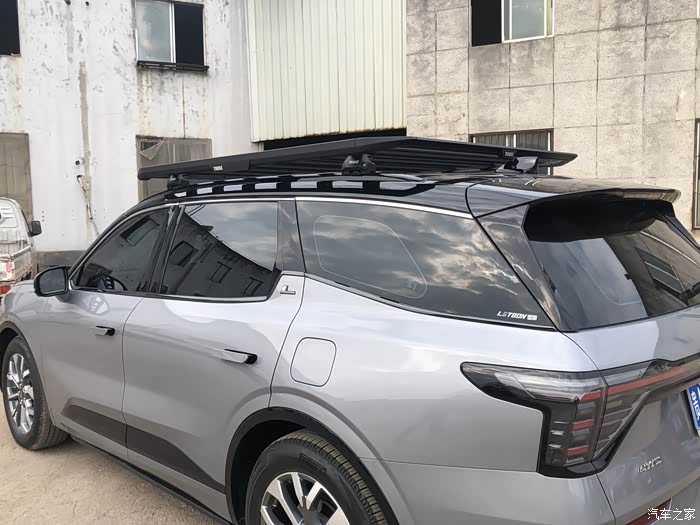 锐界l四驱至尊行安装行李架