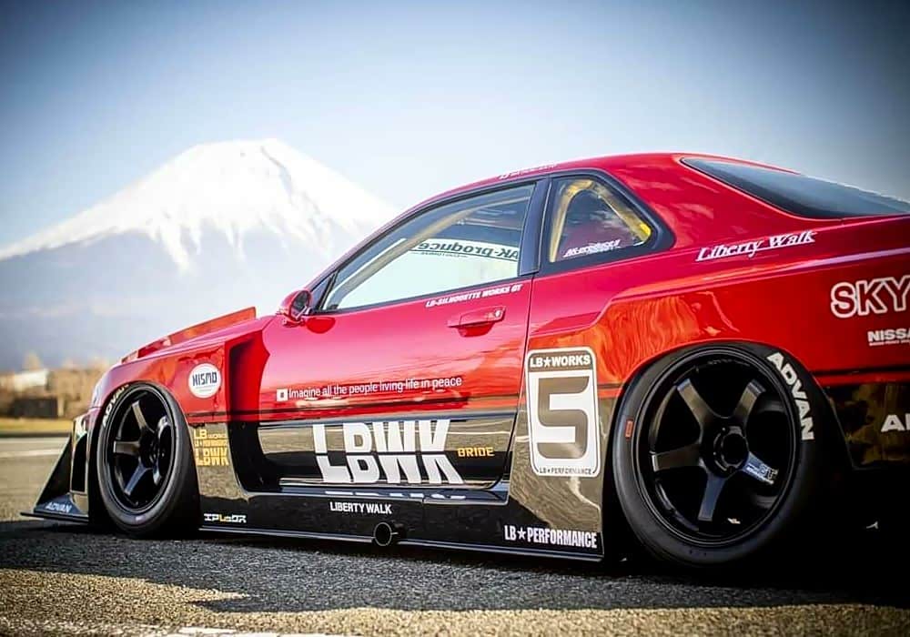 日产gtr r34,这次是在富士山的脚下,改变了以往的性格
