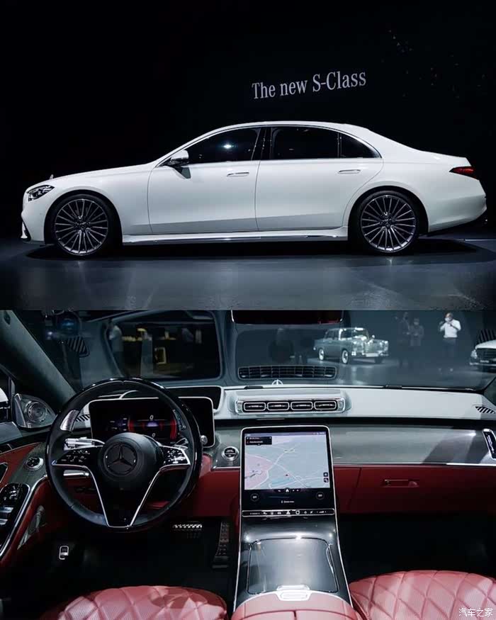 白色和银色的新s级将是最有质感最具备高级感豪华感的配色