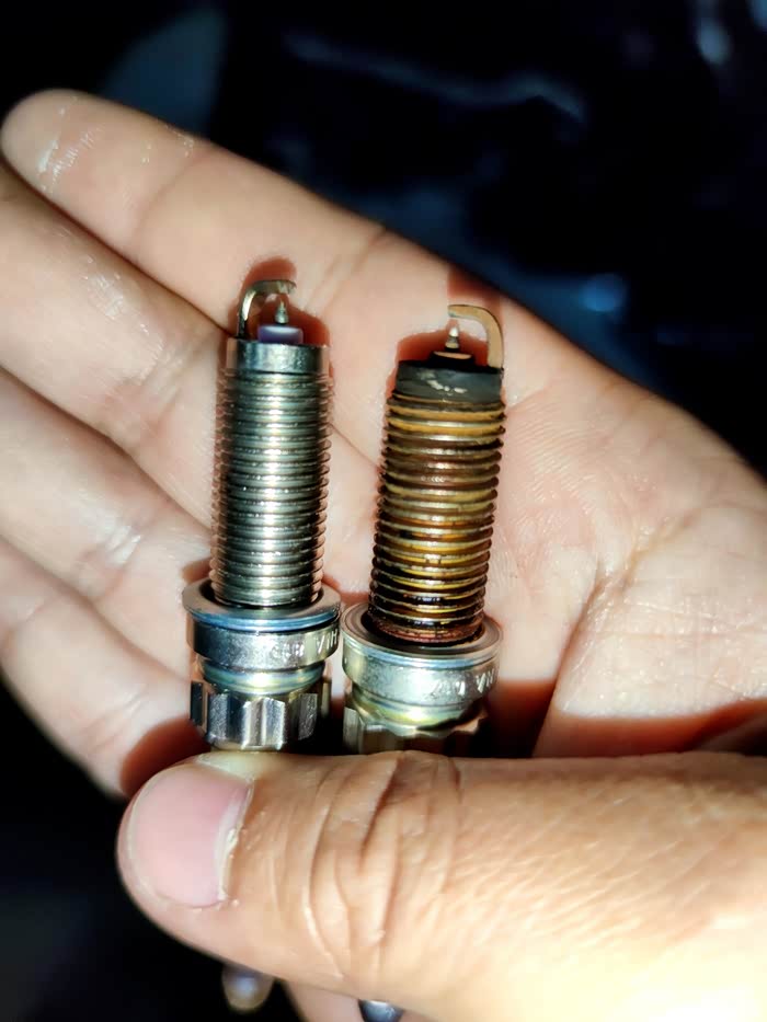 跑了6万多换下来的火花塞