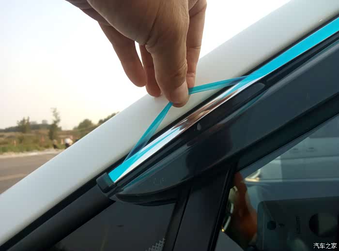 【景逸x3汽车雨眉安装记!】