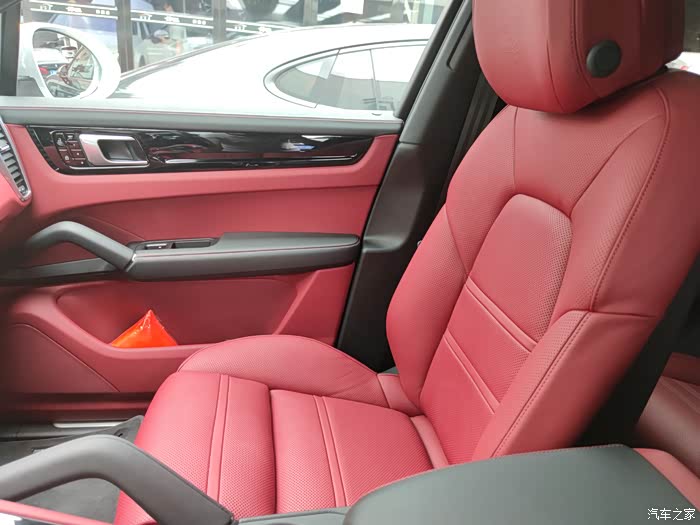 【图】保时捷卡宴内饰真皮包覆,波尔多红效果分享_cayenne论坛_汽车之