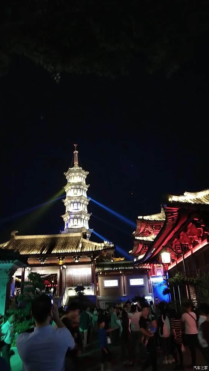 夜有凉风,与小六探秘水亭门夜景