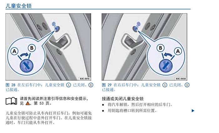 车锁标识图解图片