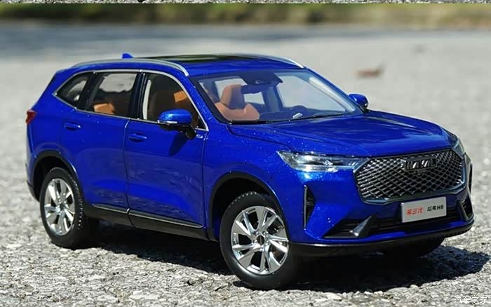 【图】《国产神车哈弗h6》蓝色!_模型论坛_汽车之家论坛