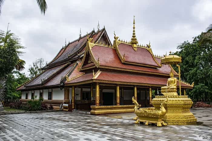 疫情中的广州西双版纳rav4之旅满目傣楼大象孔雀和佛塔