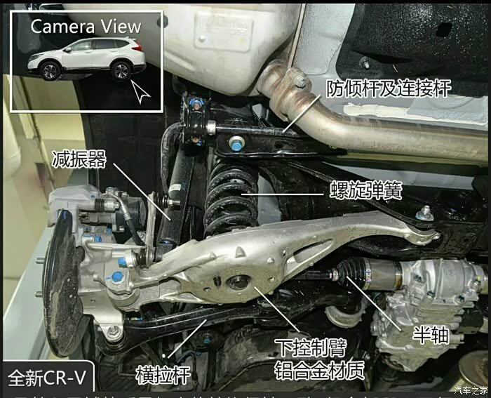 【图】看了之家的crv底盘图解全是铝合金,我还真信了.