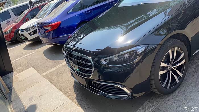 21款s400l豪华升级同尺寸s450l轮毂锻造定制贴车衣主动氛围灯