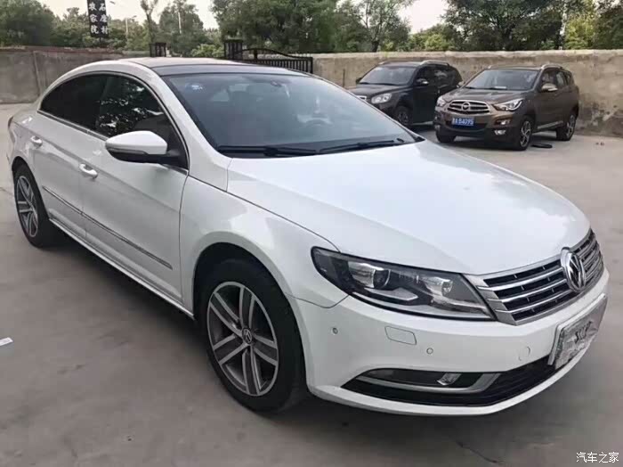 【图】实拍白色大众cc!_一汽-大众cc论坛_汽车之家论坛