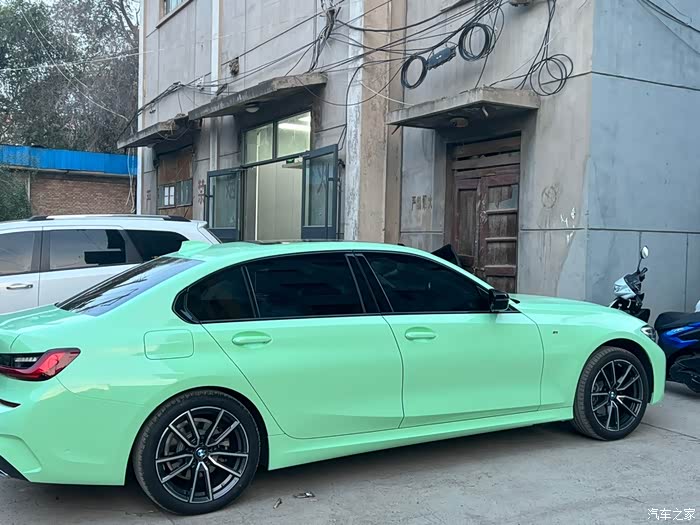 【图】年轻就要大胆,马卡龙灰蒙绿!_宝马3系论坛_汽车之家论坛