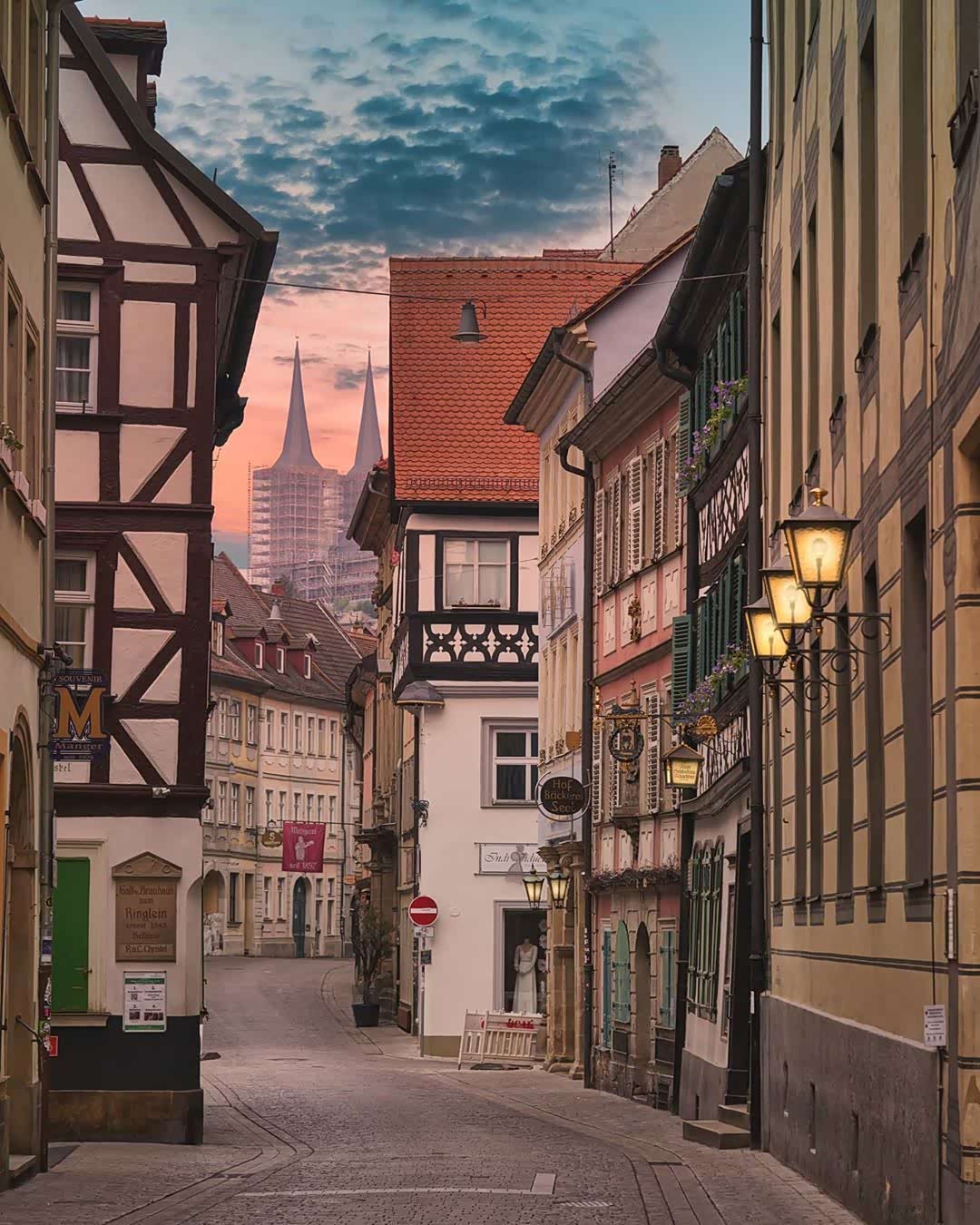 德国班贝格城,一座文艺复古的小城.