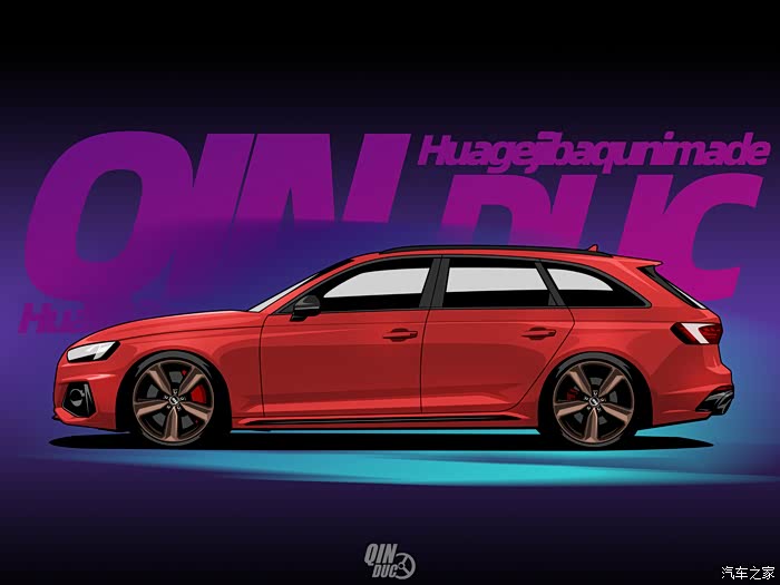 漫画各代奥迪a4如果你不知道买一台什么车合适那就来一台a4吧