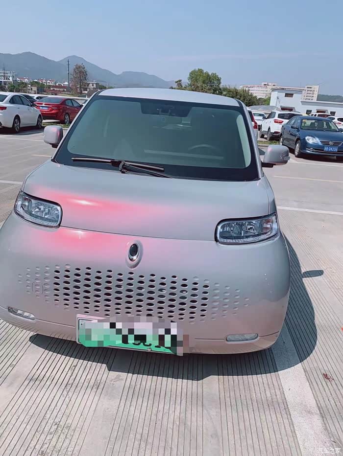 【图】给老婆的车贴了膜_欧拉白猫论坛_汽车之家论坛