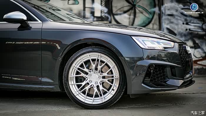奥迪s4改装19寸双片轮毂