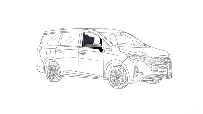 【图】别样的风情,画笔下的gm6_传祺m6论坛_汽车之家论坛