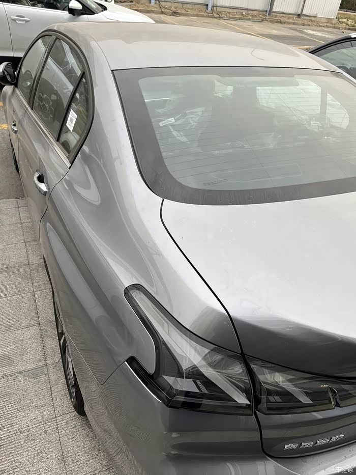 【图】提车作业,银翼灰,颜值与实力并存!_标致408论坛_汽车之家论坛