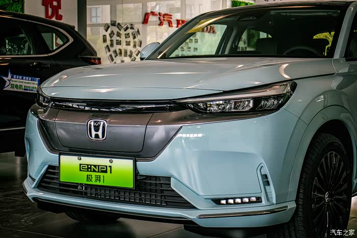 广汽hondaenp品牌首款纯电动车enp1极湃1探店广本新能源