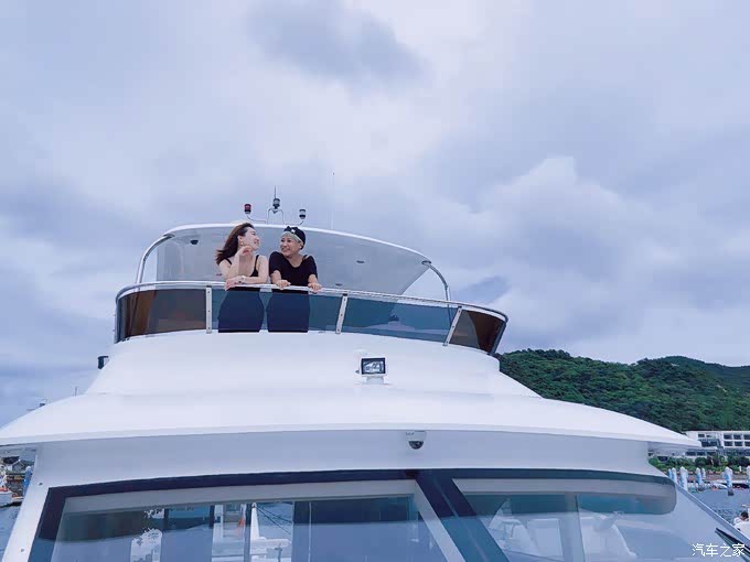 gs8自驾游|坐着游艇去出海