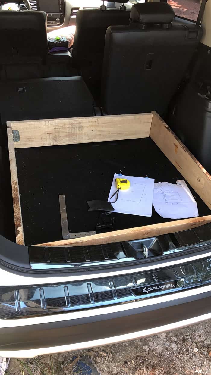 欧蓝德荣耀自制后备箱魔盒作业