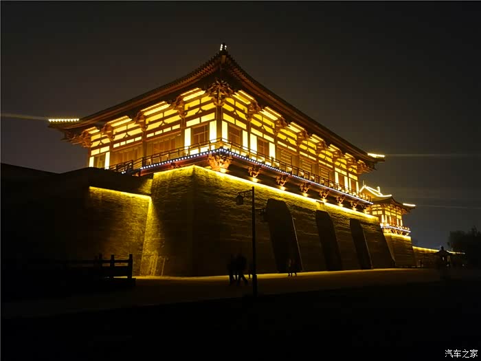 【图】【你好2021】夜游定鼎门广场_朗逸论坛_汽车之家论坛