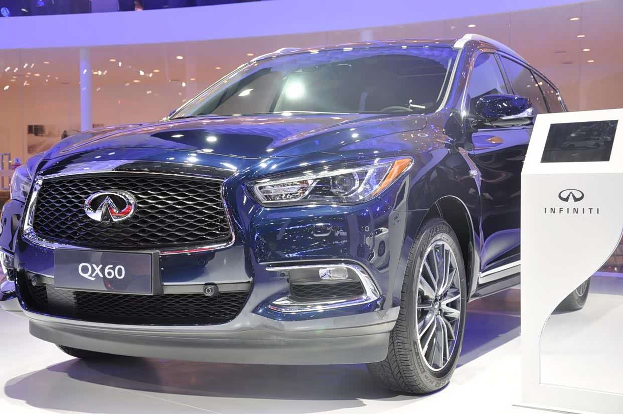 【图】新款qx60高现身车展,配置眼花缭乱_英菲尼迪qx60(进口)论坛