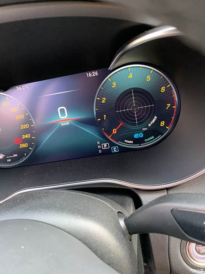 c260水温表怎么调出来