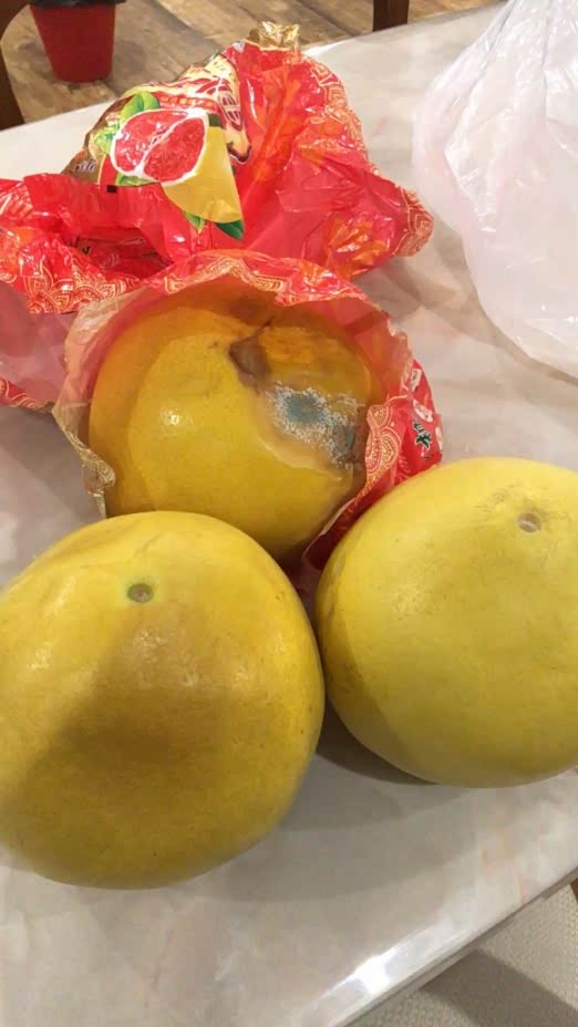 涪陵白涛镇卖烂柚子