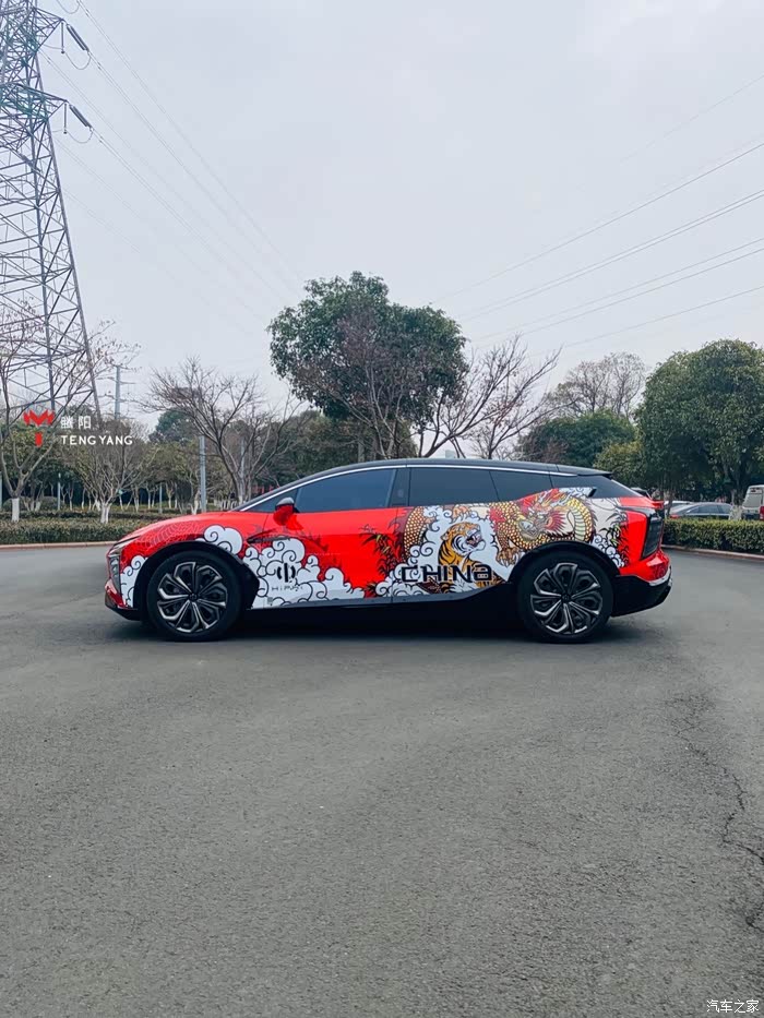 z,虎年&中国龙彩绘涂装完工,中国高合,国货_高合hiphi x论坛_汽车之家