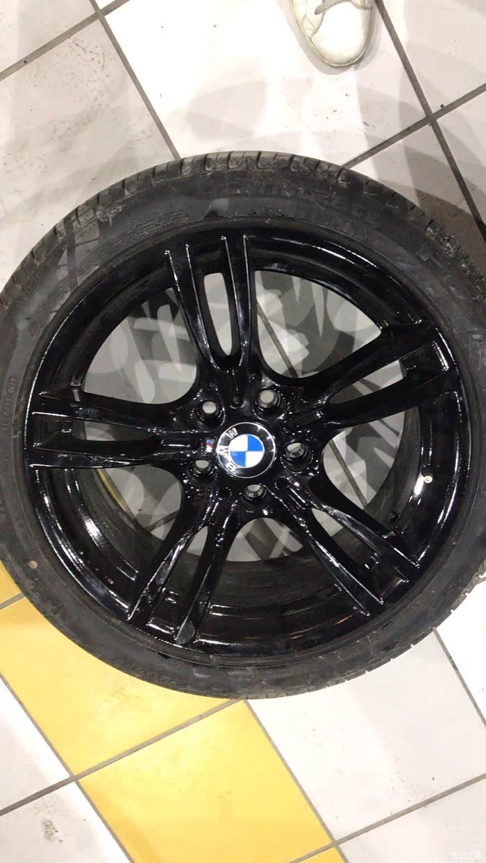 【图】出一套原厂宝马三系轮毂带胎_宝马3系论坛_汽车之家论坛