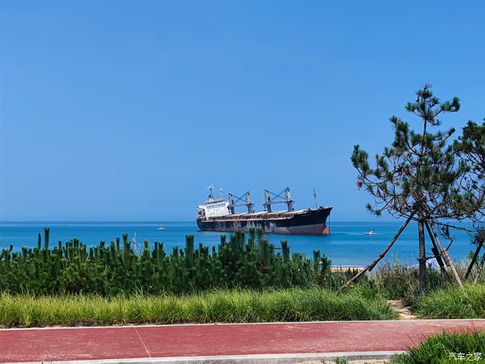 蒙b小秦打卡威海网红地布鲁维斯号感受海边浪漫