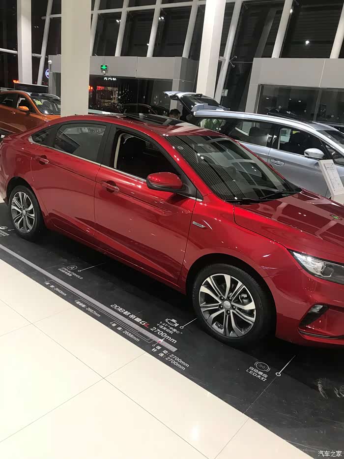 【图】新手女司机入手红色gl~_帝豪gl/帝豪gl新能源论坛_汽车之家论坛