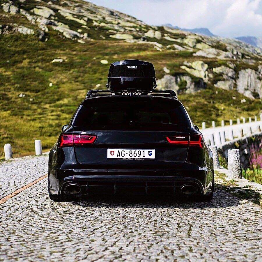 rs6车顶行李箱图片