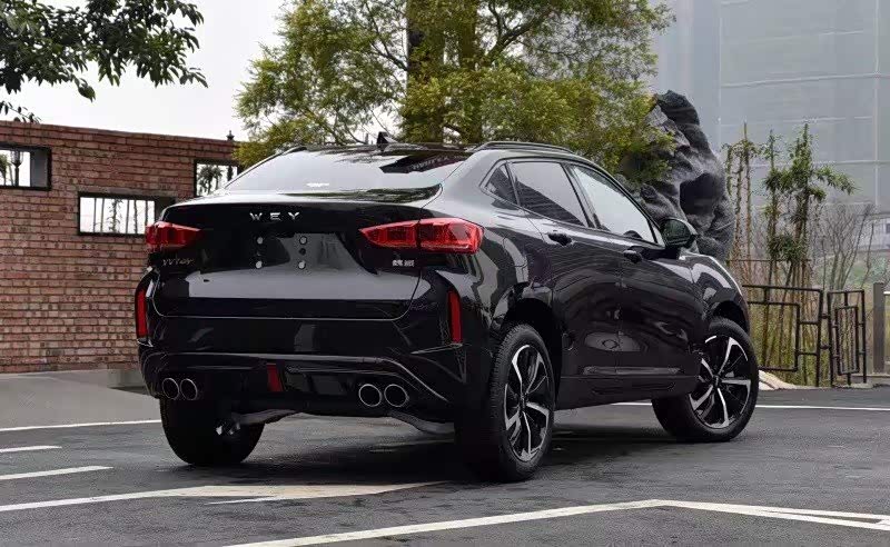 谁说女人不爱车#魏派vv7gt黑色非常有神秘感.