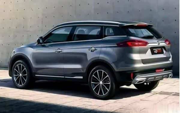 宝腾x7采用了虎头车标,没有采用吉利车标