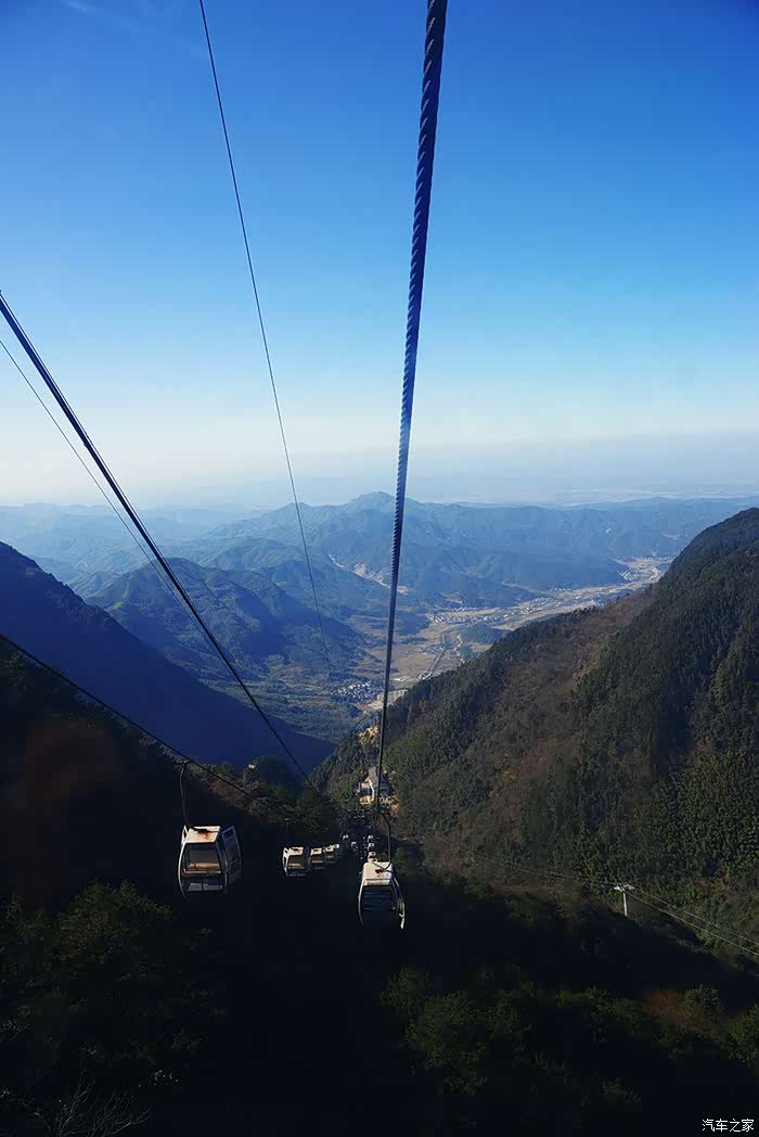 自驾出行明月山索道登山记