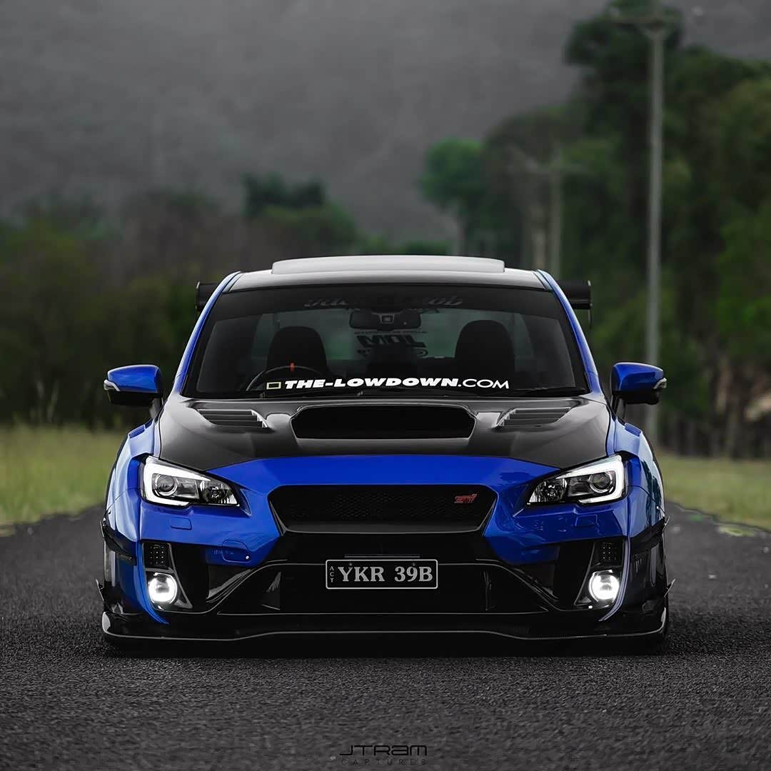 斯巴鲁sti改装这就是陆地上的硬皮鲨