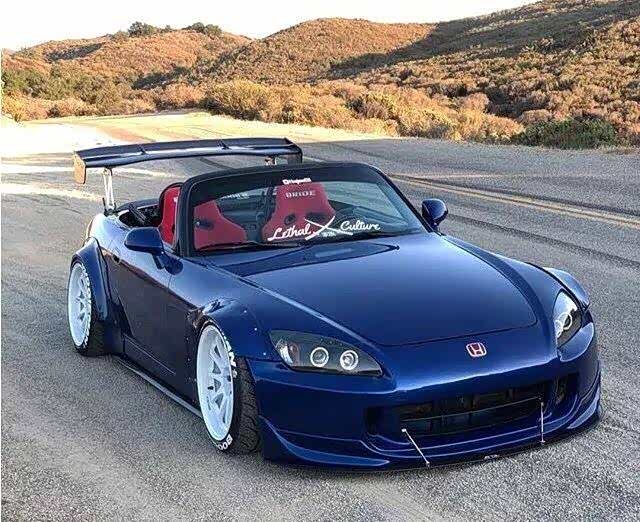 本田s2000改装宽体,经典帅气.