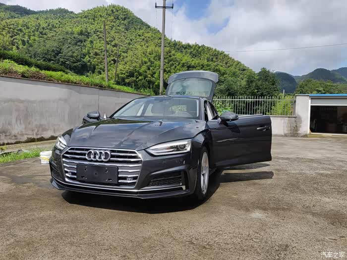 【图】a5 40丐版 曼哈顿灰_奥迪a5论坛_汽车之家论坛