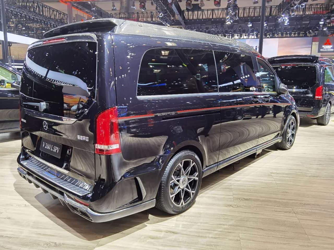 2020北京车展上感受奔驰v260的豪华
