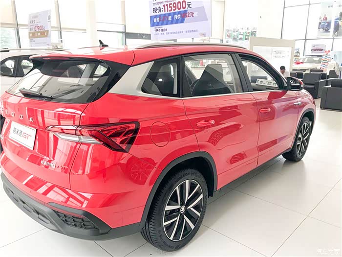 yeti胖胖实拍斯柯达柯米克之红色gt