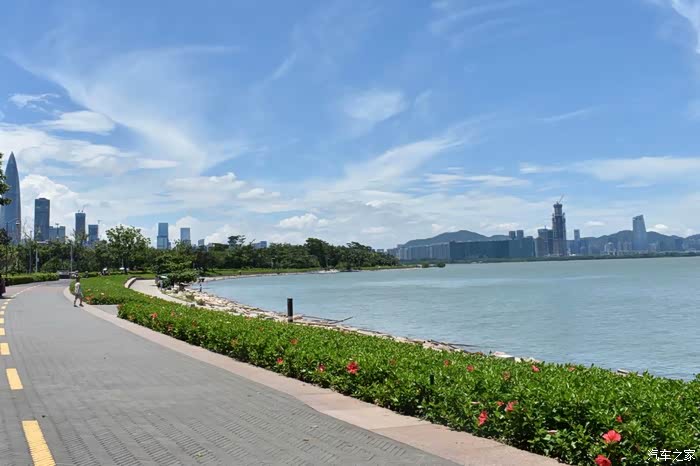 【图】环境优美的滨海公园_长安cs75论坛_汽车之家论坛