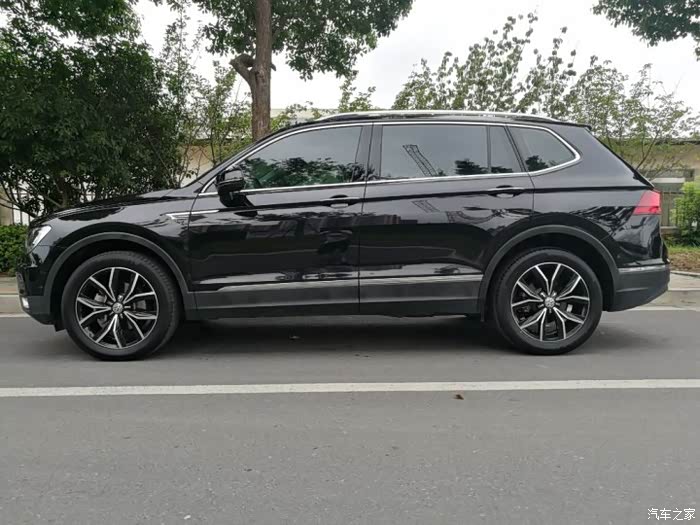 威武霸气我的黑武士途观l用车分享