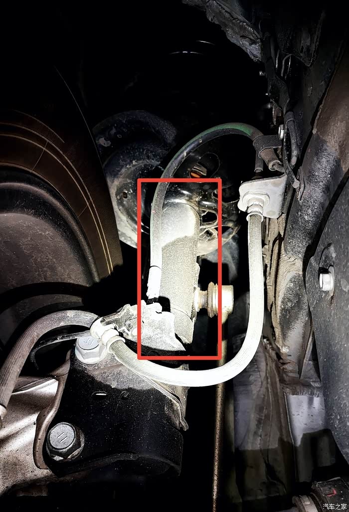 【图】威高准新车前减震器漏油_威兰达新能源论坛_汽车之家论坛