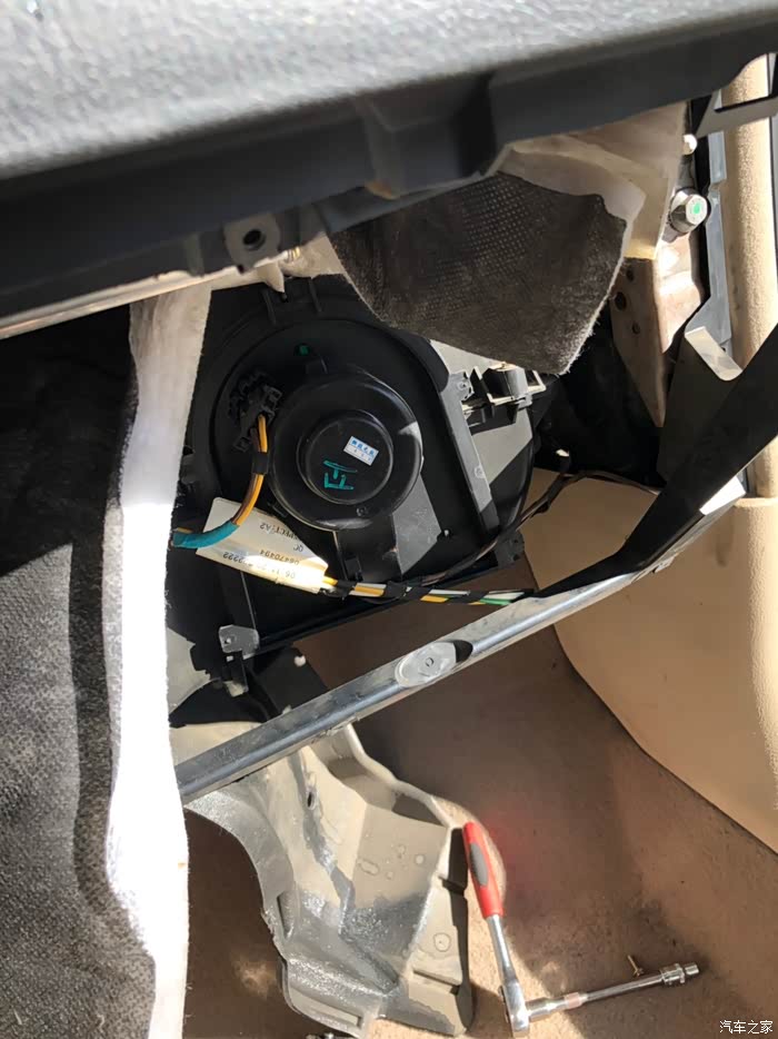 宝来经典更换鼓风机