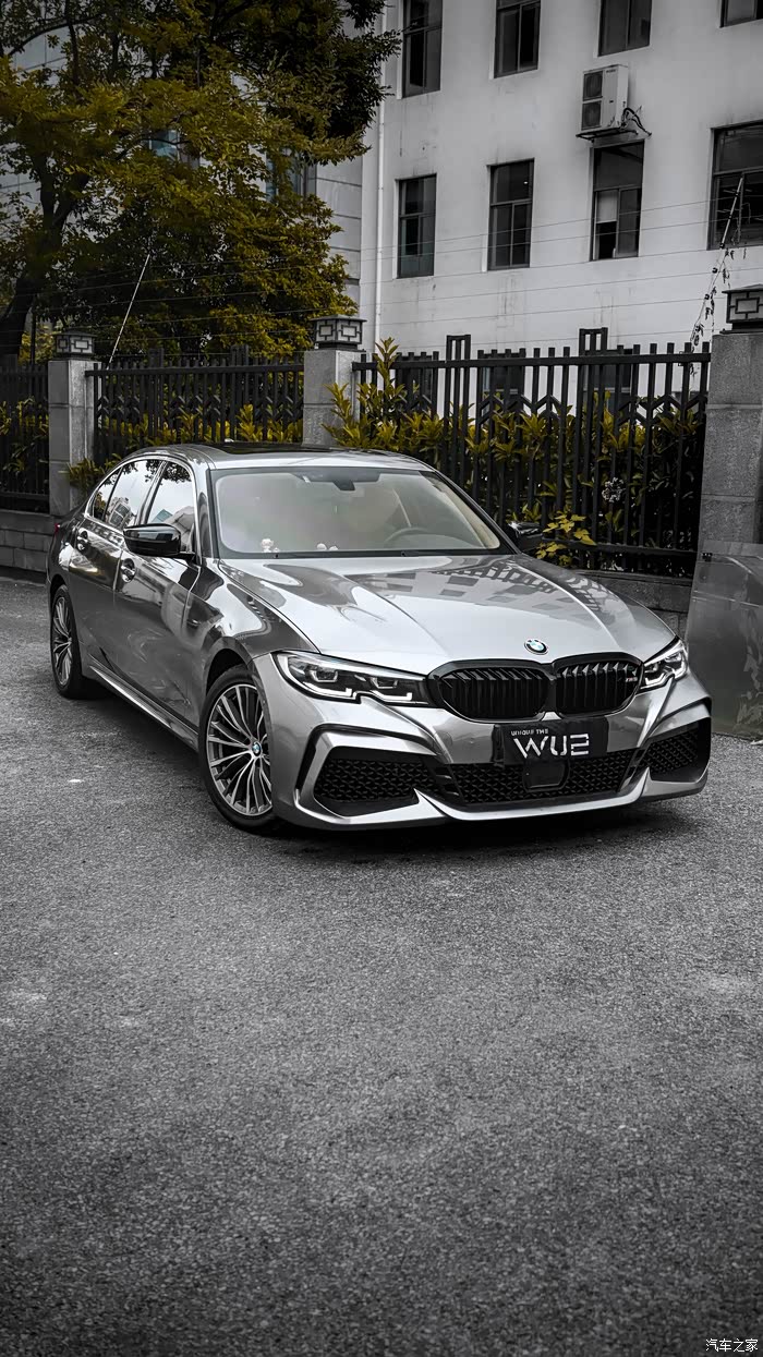 风格转变苏州宝马3系换上gt银改色赏析